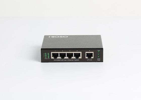 Hioso Forway1205P 5 پورت Poe Switch 4 100M POE Ports 1 FE TP Port Managed Mini FE POE Switch