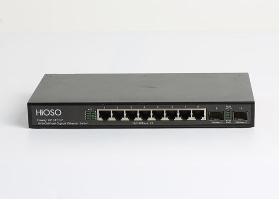 8 یا 100 مگاپیکسلی TP 2 1000M SFP Ports Ethernet Access Switch