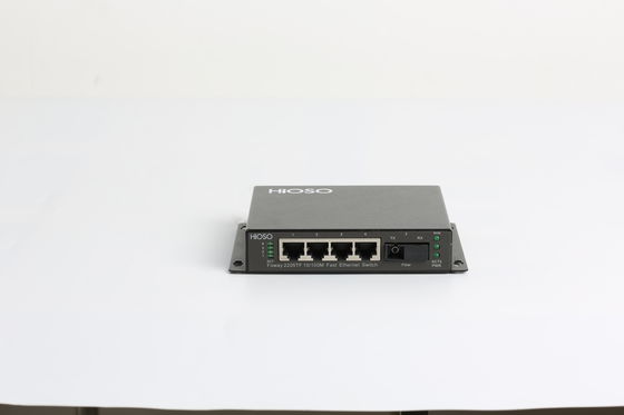 4 پورت RJ45 1 100M FX Uplink Port Ethernet Access Switch 5 Port