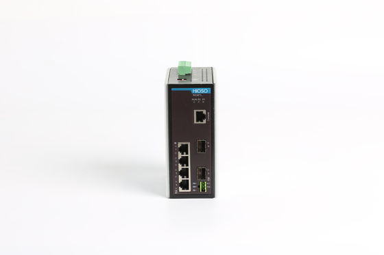 4 Rj45 Ports 2 1000M SFP Port Gigabit Din Rail Ethernet Switch، Din Rail Managed Switch