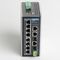 2 1000M Combo 8 10 / 100M RJ45 Din Rail Ethernet Switch 10 پورت